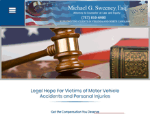 Tablet Screenshot of mikesweeneylaw.net